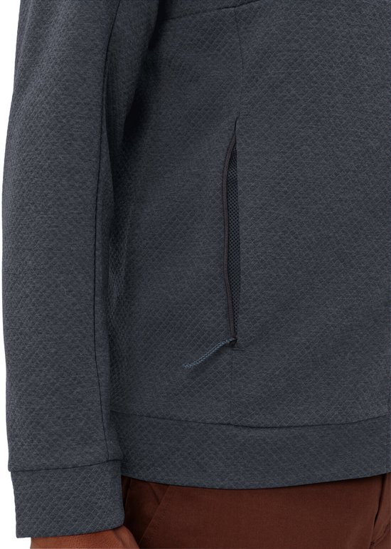 VAUDE Neyland Hiking SC Jas, fleecejas, heren outdoor sportjas, niet waterdicht, niet winddicht, fleece, zonder capuchon, gewone pasvorm