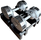 Bol.com LION® x TITANSILVER™ V5 PRIME Series™ Verstelbare Dumbbells 4 t/m 235 kilogram (2 stuks/set) aanbieding