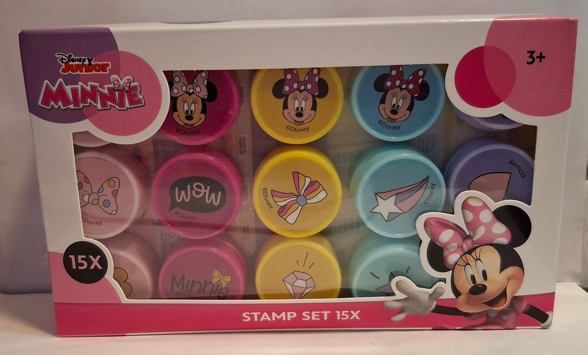 Disney Junior Minnie Stempelset van 15 stempels voor kinderen