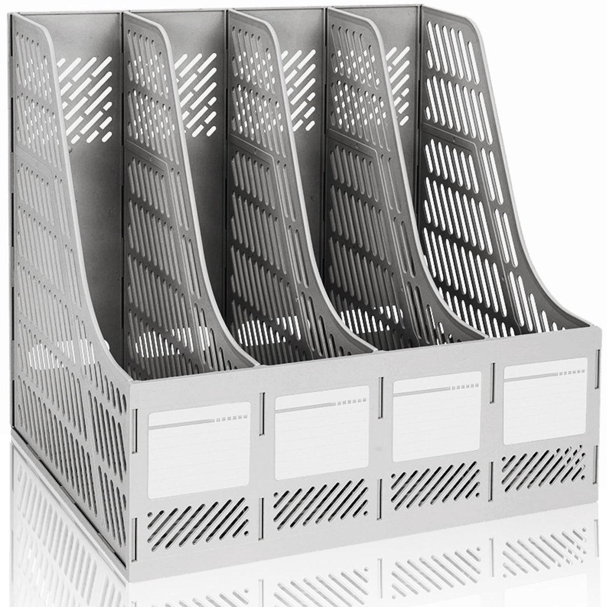 Ibenzoa® Robuuk Kunststof Opbergoplossing met Vier Compartimenten voor Diverse Gebruiksscenario's