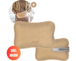 ASOME Elektrische Warmwaterkruik - Oplaadbaar met Handverwarmer & Draagband - Warmtekruik voor Menstruatiepijn, Buikpijn & Spierpijn