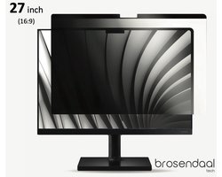 Brosendaal Privacy Filter 27 inch – Beeldverhouding 16:9 – Magnetische bevestiging – Privacy Screenprotector voor Monitor - Apple iMac, Dell, HP, LG, AOC