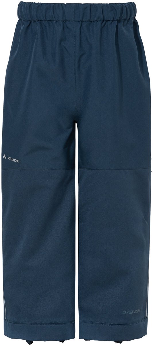 VAUDE Kids Caprea Rain Pants waterdicht Kinderen Outdoorbroek Dark Sea