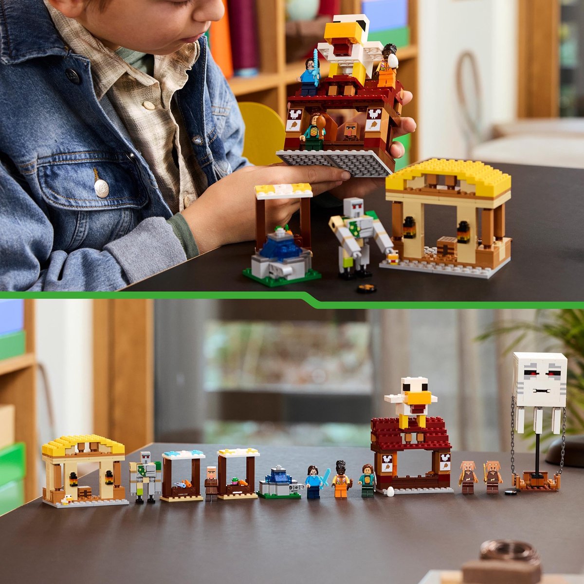 LEGO Minecraft De Ghast-Ballon Aanval op het dorp - 21273 — afbeelding 8