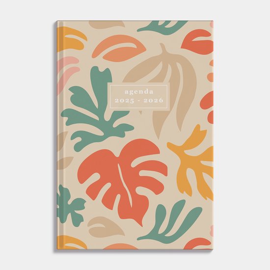 Hobbit - Schoolagenda 2025-2026 - 1 week op 2 pagina's - Harde kaft - A5 (14 x 20,5 cm) - Vintage
