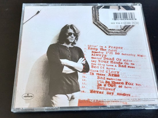 Bon Jovi Cross Road - The Best Of - 1xCD met Someday I'll Be