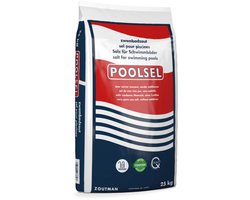 POOLSEL - Zwembadzout - 25 kg - Natuurlijk en zuiver - 100% natuurlijk
