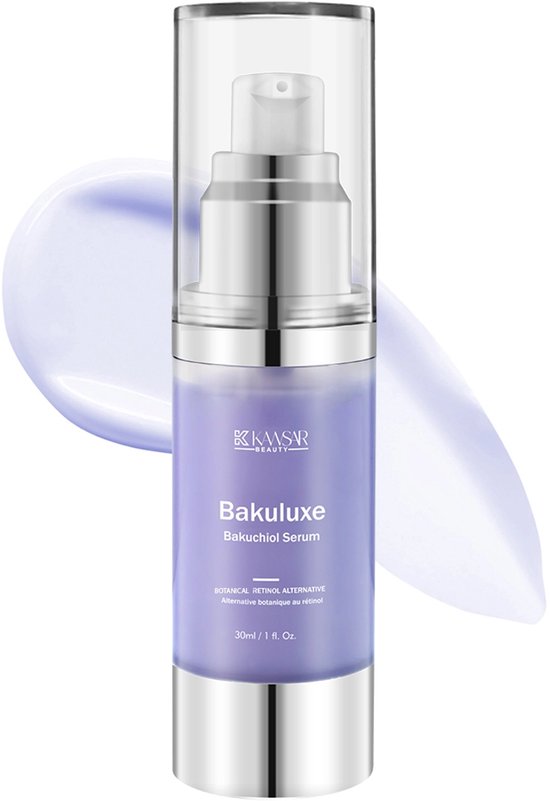 Bakuluxe Bakuchiol Serum 2025 Nieuw – Botanical Retinol Alternatief met Vitamine C, Hyaluronzuur & Peptiden voor vermindering van rimpels en fijne lijntjes – Gezichtsverzorging - Gezichtsserum Geschikt voor all huidtypen – 30 ml