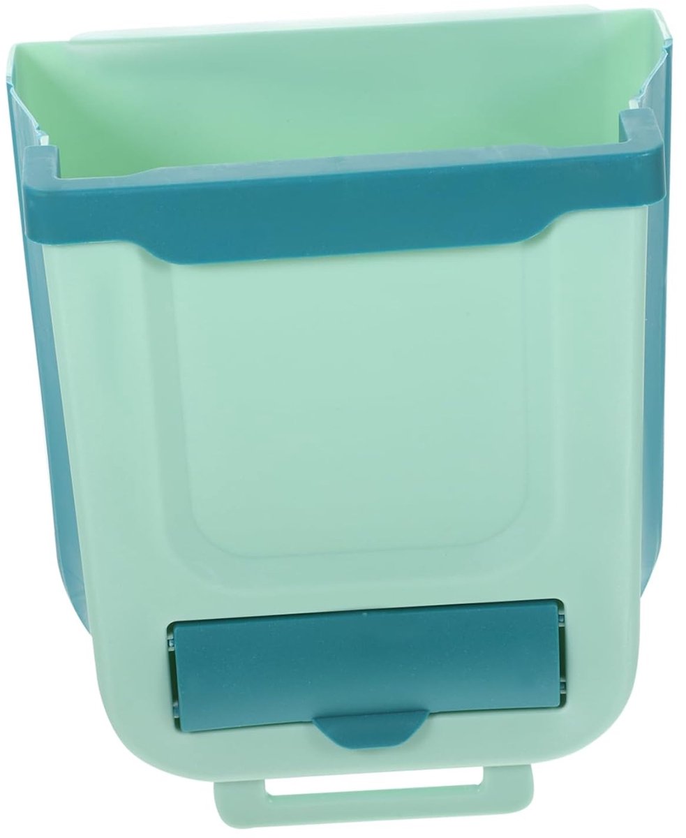 Generic kitchen storage dustbin for kitchen Huisafvalbak Keukenafvalbak Papieren afvalbak tas keuken afval houder vuilnisbak prullenbak compostbak opvouwbaar lade afvalbak plastic Green