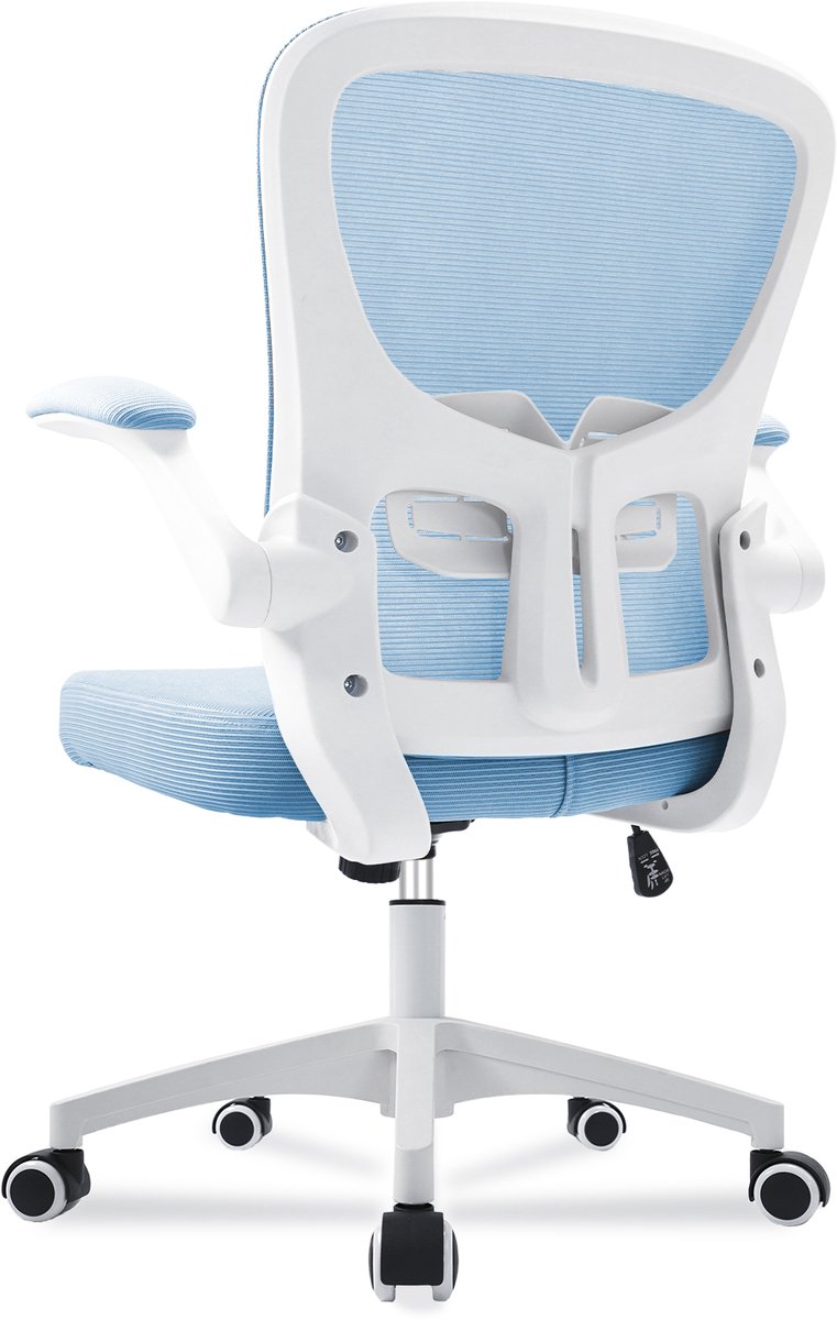 Durrafy Ergonomische Bureaustoel met Lendensteun - Blauw - afbeelding 2