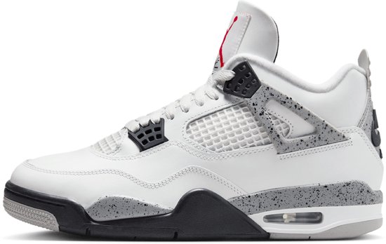 Air Jordan 4 Retro 'White Cement' maat .