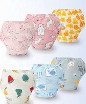 Dutchers.® Oefenbroekjes Zindelijkheid - Potjestraining - Zindelijkheidstraining - 6 Stuks - Peuters & Kleuters - 12 - 17 KG - 2,5 tot 5 Jaar - Zindelijkheidsbroekjes - Wasbaar - Incontinentiebroekjes voor Kinderen - Voor Jongens & Meisjes