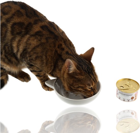 Kattenvoer Tonijn in Jelly – 24x85g – 51% Tonijn & Rijst – Natuurlijk Natvoer voor Katten in Blik – Sappige Kattenvoeding Zonder Toevoegingen