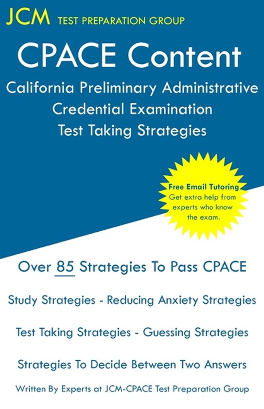 CPACE Content - California Preliminary Administrative Creden ... - cover