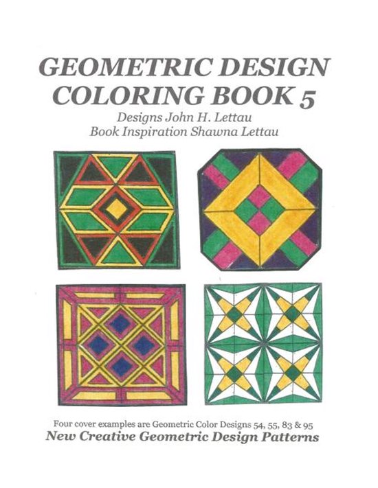 Geometric Design Coloring Book 5 - cover