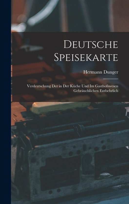 Deutsche Speisekarte - cover