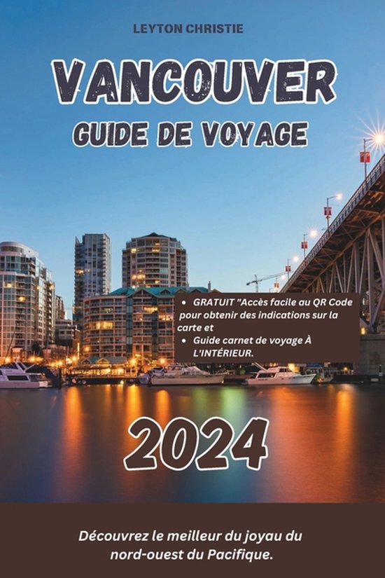 Vancouver Guide de Voyage 2024 - cover