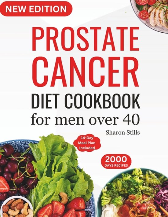 Prostate Cancer Diet Cookbook for Men Over 40 - cover