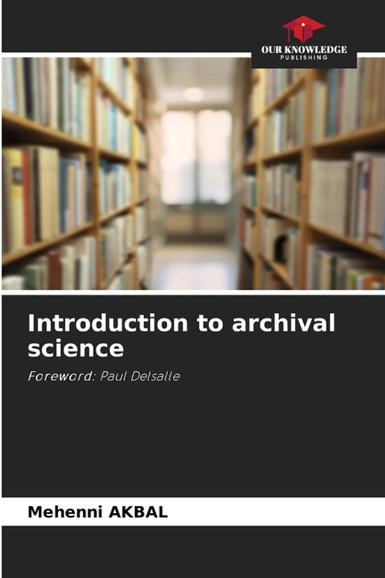 Introduction to archival science - cover