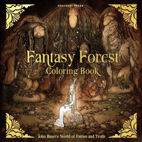 Fantasy Forest Coloring Book - cover