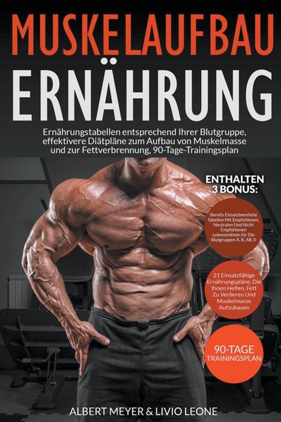 Muskelaufbau Ernährung - cover