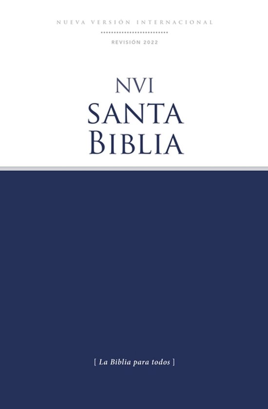 Omslag van NVI Santa Biblia – revisión 2022, edición económica