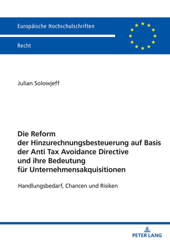Europäische Hochschulschriften Recht-Die Reform der Hinzure ... - cover