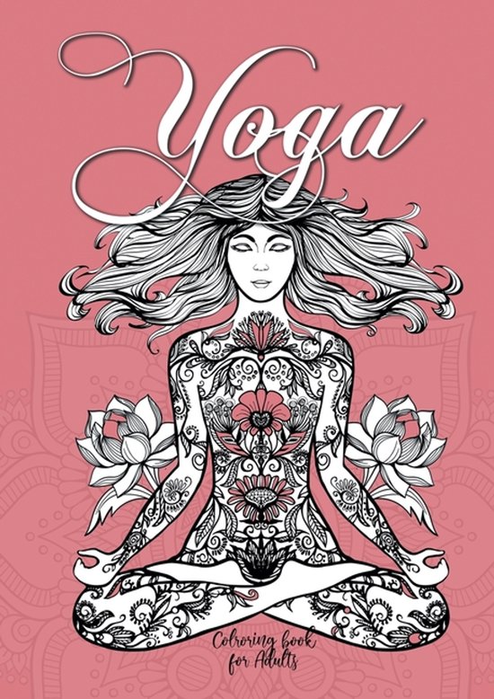 Yoga Coloring Book for Adults - cover