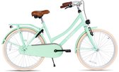 SJOEF City Meisjesfiets 22 inch - Kinderfiets 7, 8 & 9 jaar - Omafiets 22 inch - Turquoise