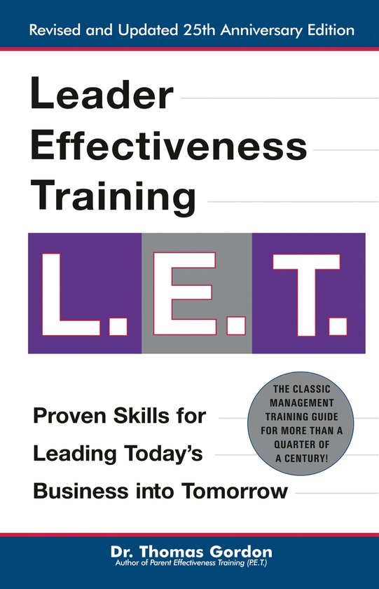 Leader Effectiveness Training, L.E.T - cover