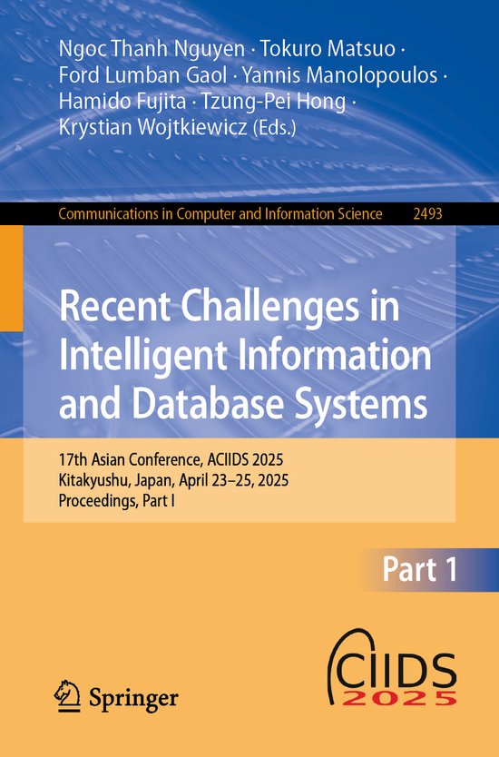 Communications in Computer and Information Science2493- Rece ... - cover