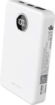 Bol.com Draadloze Powerbank 10.000 mAh - Geschikt Voor Magsafe - 22.5W - Geschikt Voor Iphone 12 13 14 15 16 - Wit - Vivid Green aanbieding