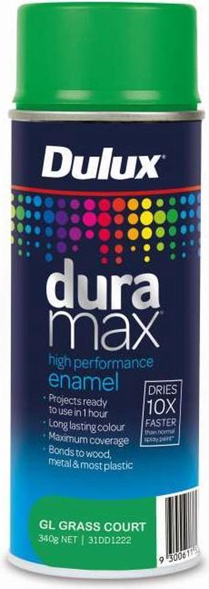 Dulux - Duramax - Spuitlak - Sneldrogend - Kleurbehoudend - Hoge dekking - Hoogglans Grasveld Groen