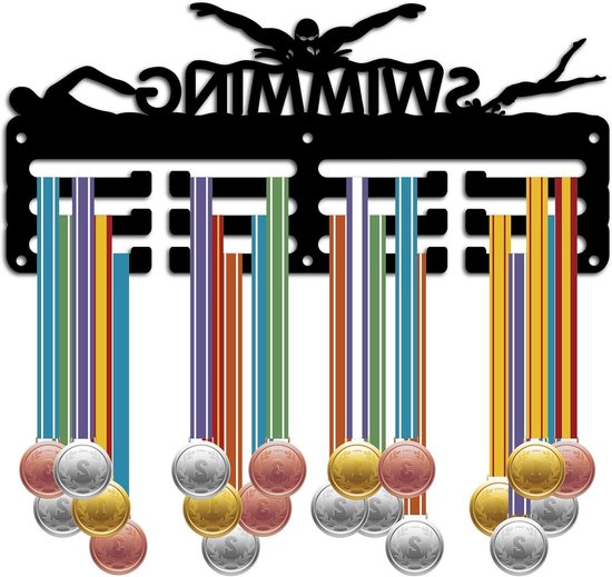 FTYYSWL 6 stks Frame om medailles weer te geven,Zeshoekige houten medaille Frame,Creatieve stiksels sport medaille doos, voor militair/oorlog/ sportmedaille