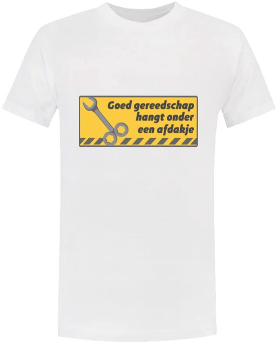 Bons outils T-shirt pour homme | sexe | gros ventre | ventre de bière | drôle | Blanc