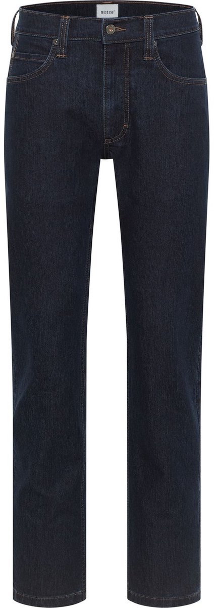 Mustang Heren Jeans Broeken TRAMPER STRAIGHT regular/straight Fit Blauw 34W / 32L Volwassenen