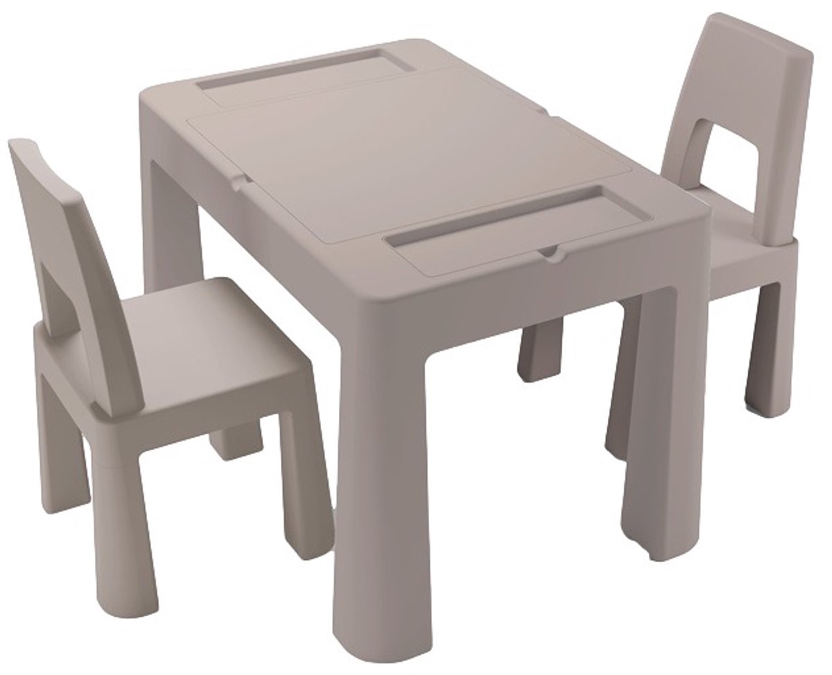 Teggi Multifun 3-in-1 Tafel met Twee Stoeltjes - Voor binnen en buiten - 3+ jaar