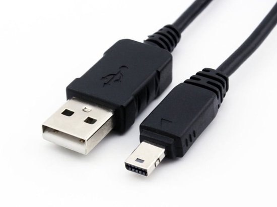 Foto: Oneone 1 0m usb kabel datakabel is voor enkele camera s ook een oplaadkabel snoer past op past op casio exilim ex zr300 ex zr310 ex zr320 ex zr400 ex zr410 ex h30 ex h35 ex z115 ex z150 ex z3000 ex z330 ex zr20 ex zr200 em c6