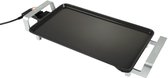 Bourgini Multiplate Pure - PFAS vrij - Grill apparaat - 46 x 26 cm - Regelbare thermostaat - Bakplaat elektrisch 2500 W - Anti-aanbak laag - Zwart