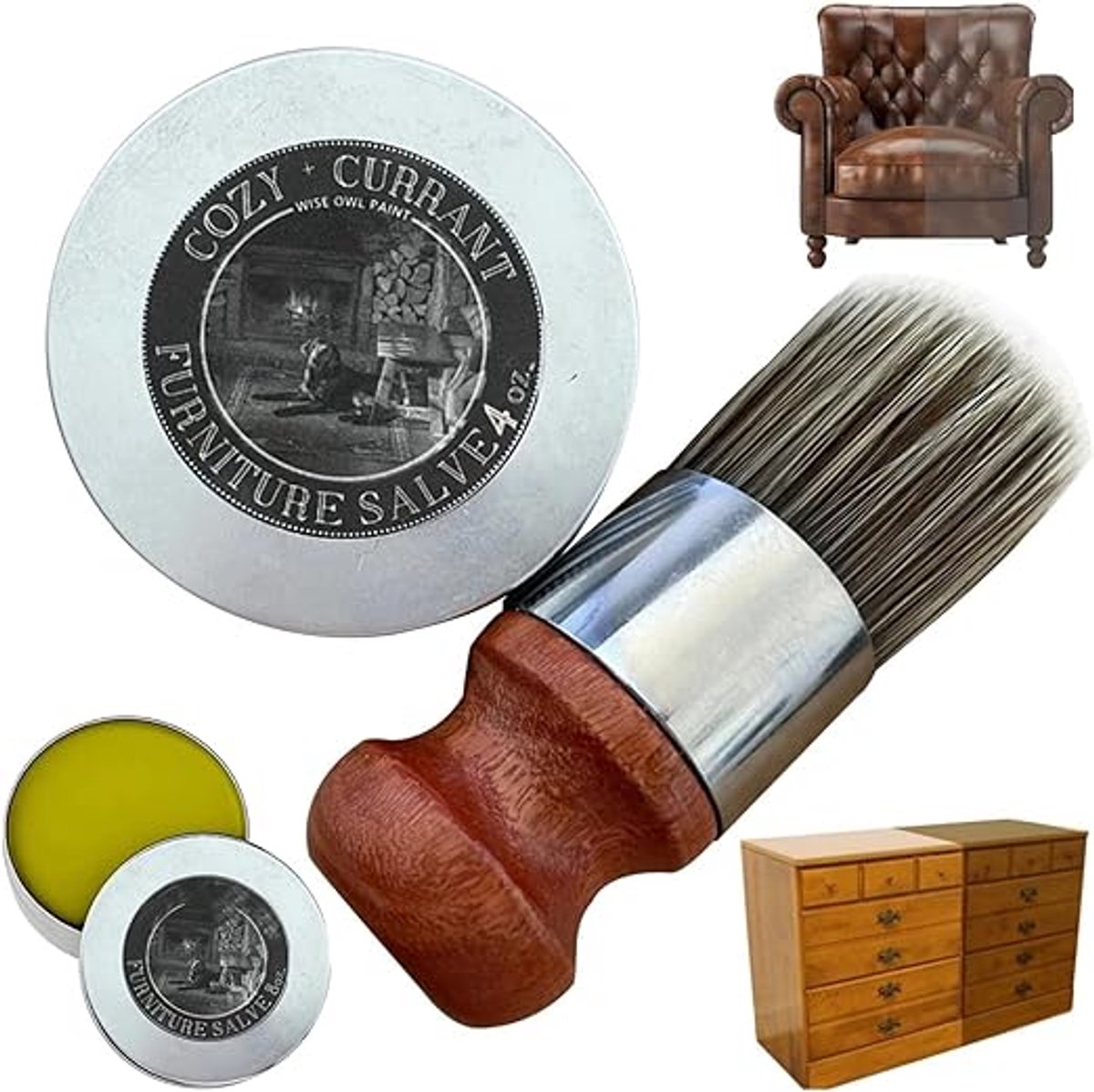 Home & Marker - Multifunctionele Bijenwas - Meubelolie - Leervet - Ledervet - Geschikt voor Leer, Hout, RVS, Vinyl - REVIVAPRO