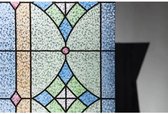 Abbey Film pour vitrage statique Mini rouleau transparent 45cmx1,5m - Aspect Glas - Électrostatique
