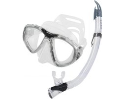 Seac | Snorkelset | One | transparant silicone | Zwart