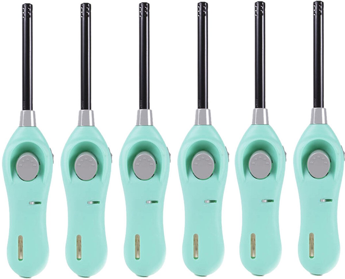 Benson Aansteker BBQ Nashville - 6x - 24 cm - navulbaar - gasaansteker - verstelbare vlam