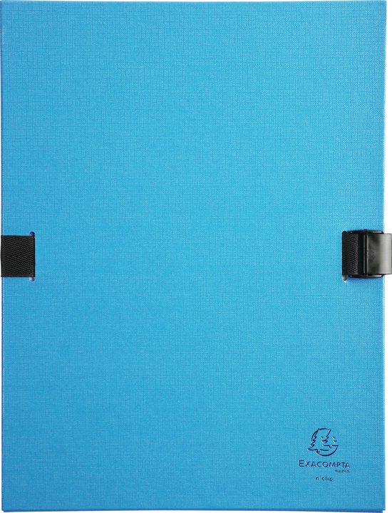 Exacompta verpakking Rug: 25 mm. 8 Stuk blauw : Exacompta
