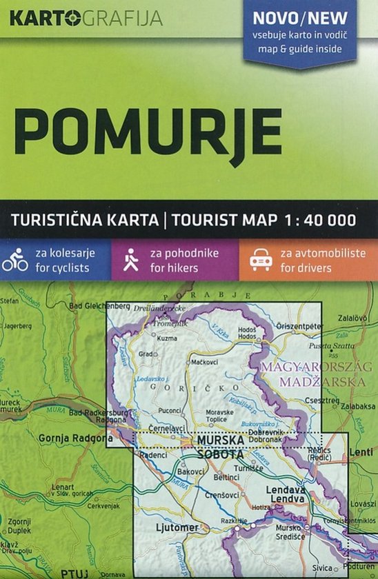 Wandelkaart KartoGrafij Pomurje - cover