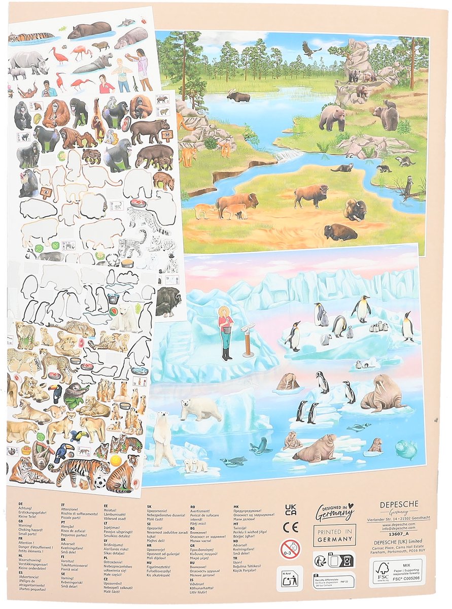 Depesche - Create your ZOO Stickerboek — afbeelding 2