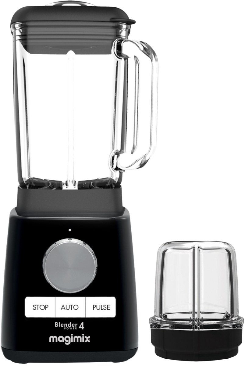 Magimix Power Blender - Smoothie Maker 1,8 Liter - Zwart - + mini kom - Ice Crusher
