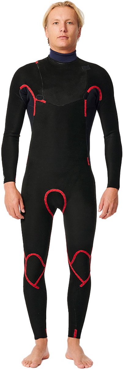2025 Rip Curl Heren Dawn Patrol Performance 3/2mm Borst Ritssluiting W