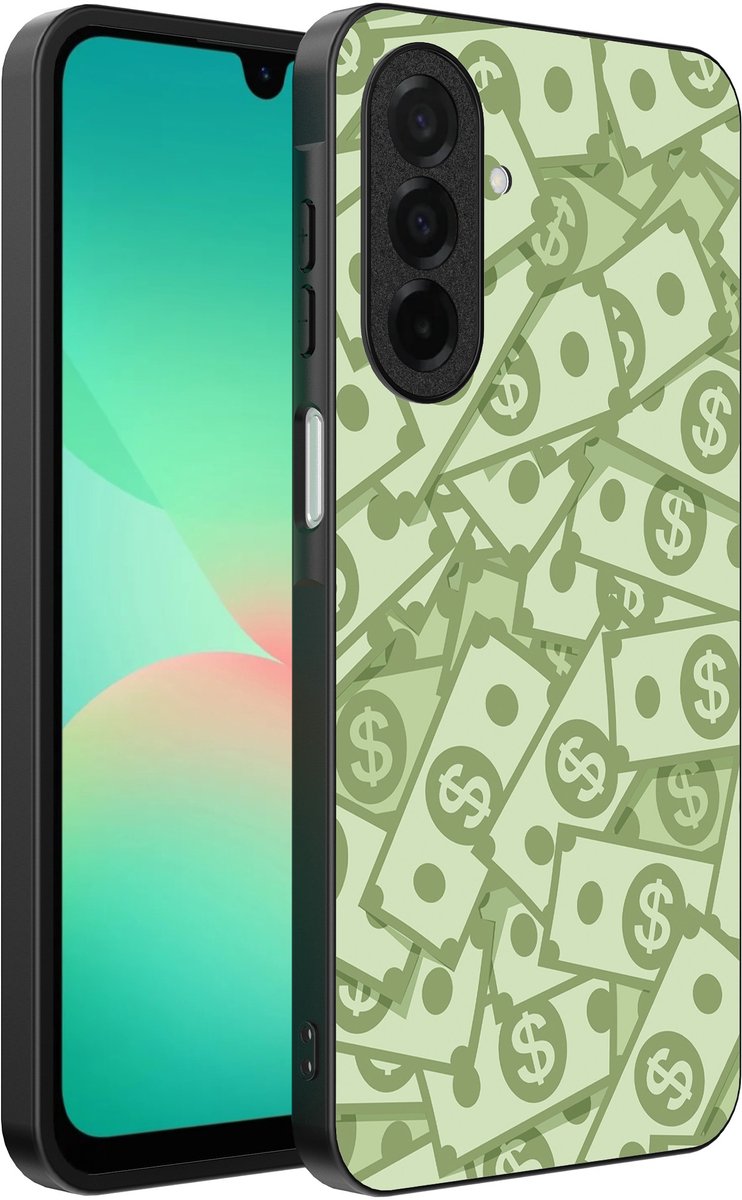 Smartphonica Telefoonhoesje Geschikt voor Samsung Galaxy A26 met Geld Opdruk - TPU Backcover Case With Money Design geschikt voor Samsung Galaxy A26