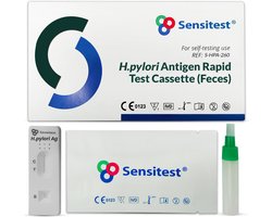 H. Pylori Sneltest – Zelftest voor Maagklachten – Binnen 10 minuten resultaat – Eenvoudig thuis te gebruiken – 1 stuk